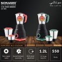 Sonashi 3 In 1 Mixer Grinder   