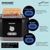 SONASHI 2 SLICE POP-UP TOASTER / BUN WARMER SONASHI 2 SLICE POP-UP TOASTER / BUN WARMER
