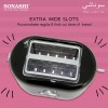 SONASHI 2 SLICE POP-UP TOASTER / BUN WARMER SONASHI 2 SLICE POP-UP TOASTER / BUN WARMER
